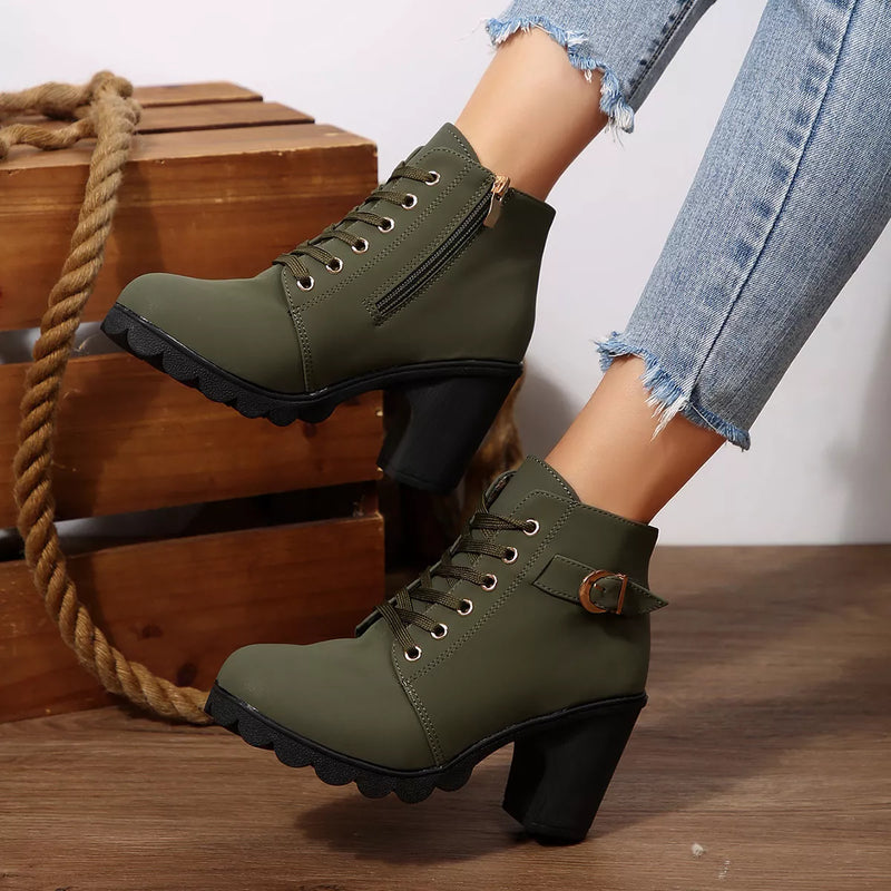 Harper™ | Bottes élégantes à talon carré