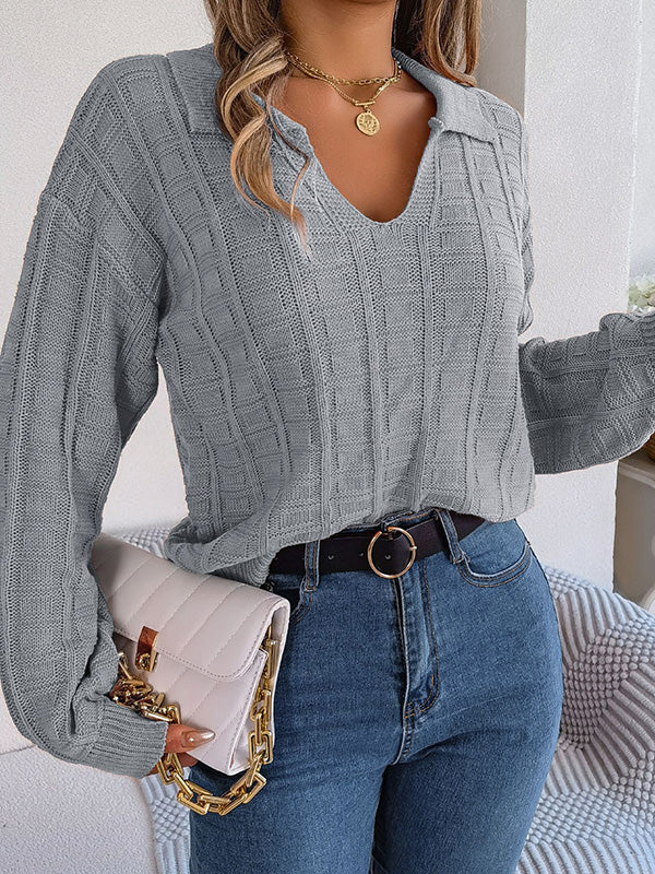 Carlee | Pull en maille vif