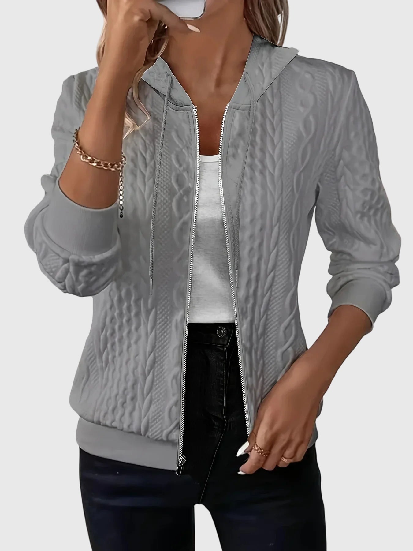 Lena™ - Sudadera con Capucha y Cierre