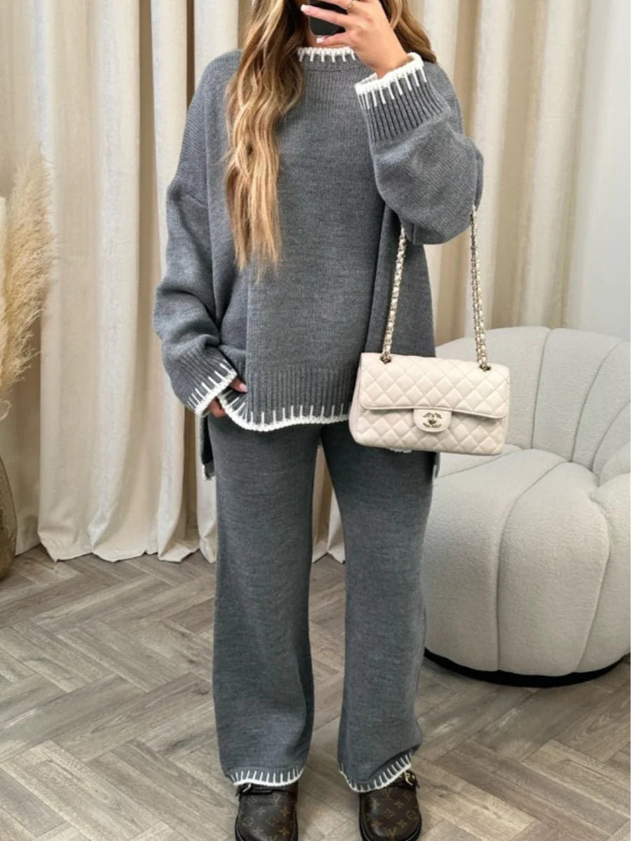 Sophie Color-Blocked Sweater Set