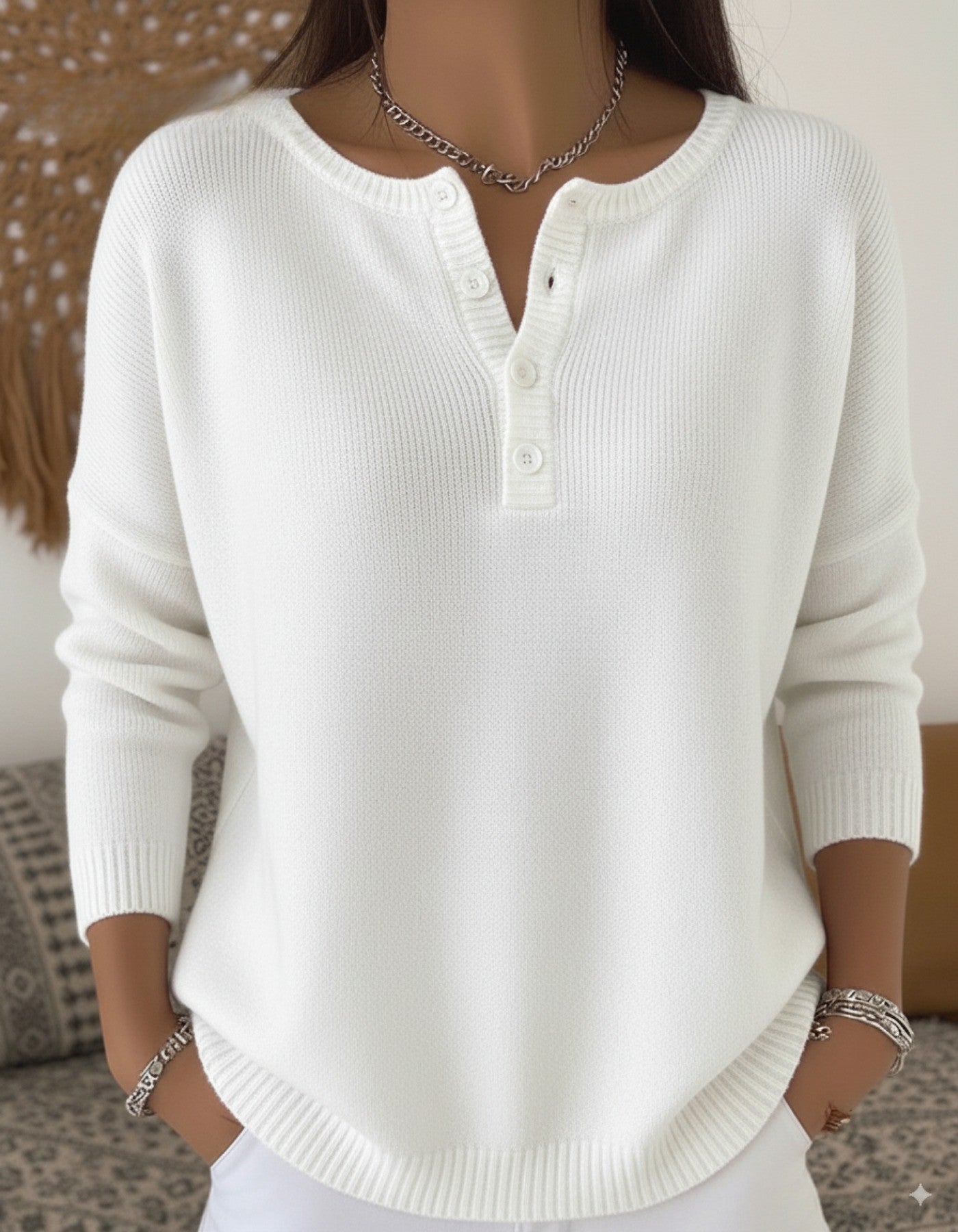 Iris | Pull uni doux