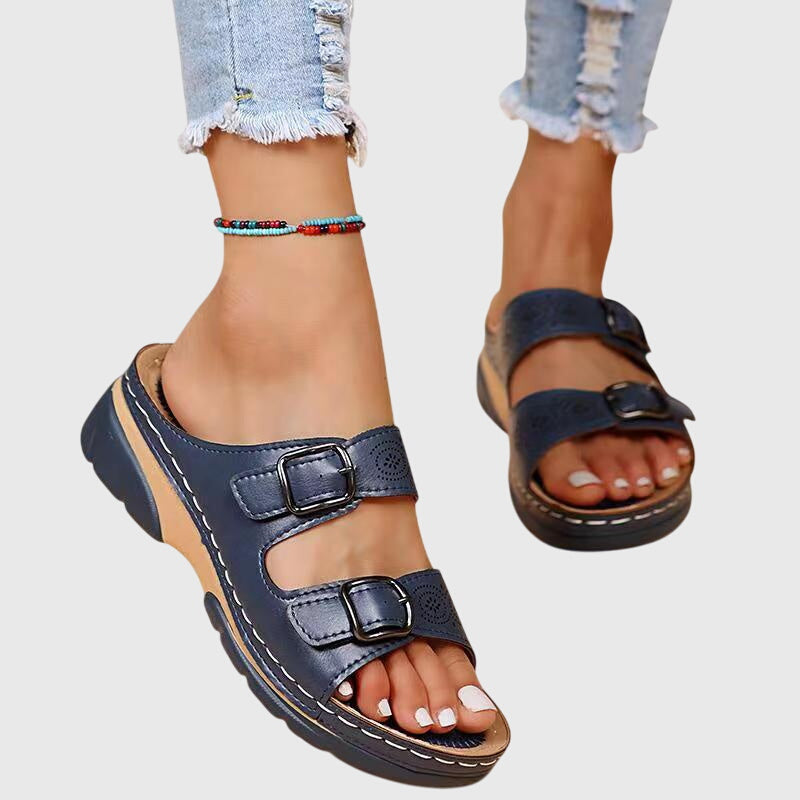Olivia™ | Sandales orthopédiques en cuir