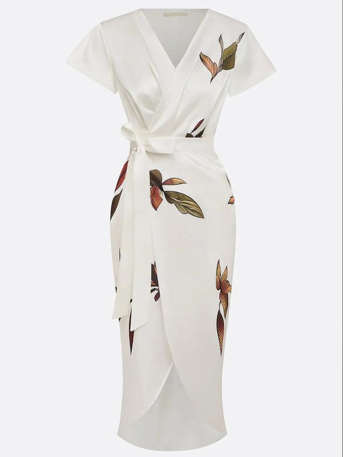Palmira | Elegantní zavinovací šaty