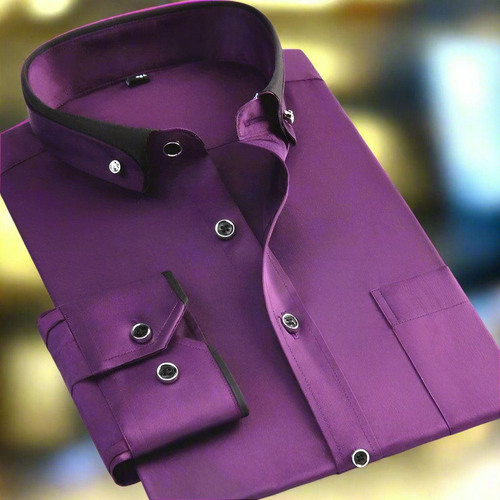 Iver – Camisa clásica de manga larga