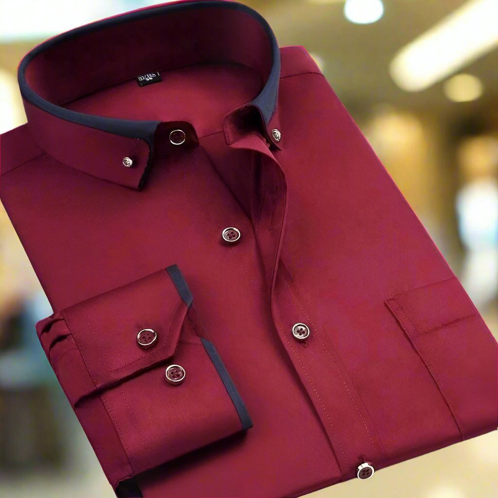 Iver – Camisa clásica de manga larga
