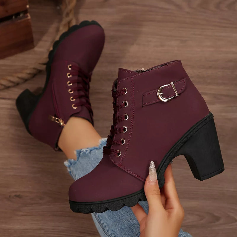Harper™ | Bottes élégantes à talon carré