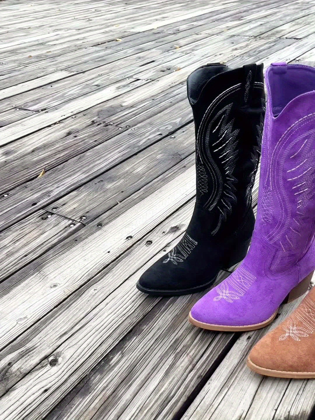Claire® | Midnight Suede Boots