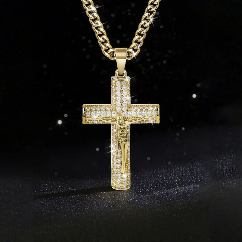 Crucielle | Collier avec pendentif Croix de Jésus