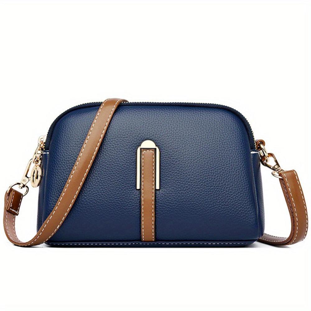Bolso cruzado Mila con relieve Litchi