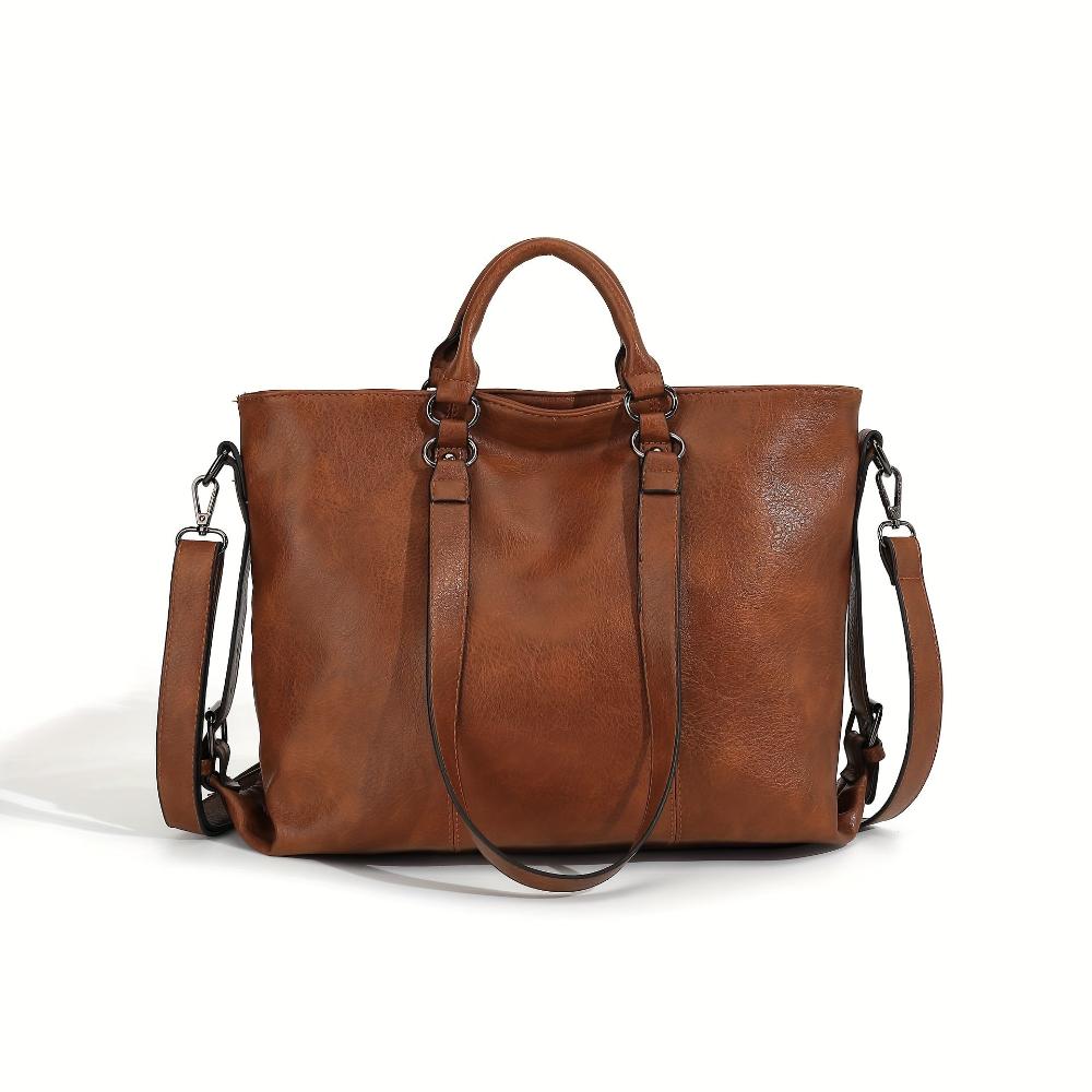 L’élégance classique de Charlotte | Sac fourre-tout vintage