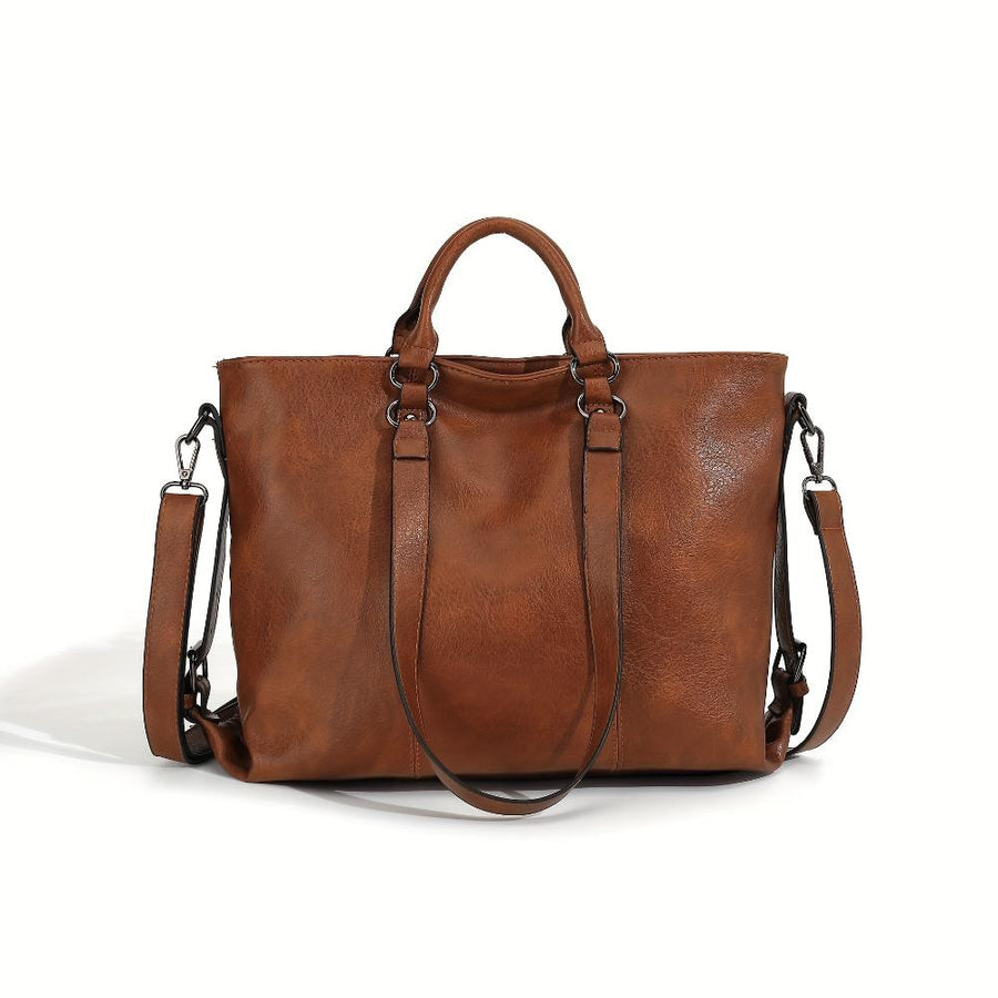 L’élégance classique de Charlotte | Sac fourre-tout vintage