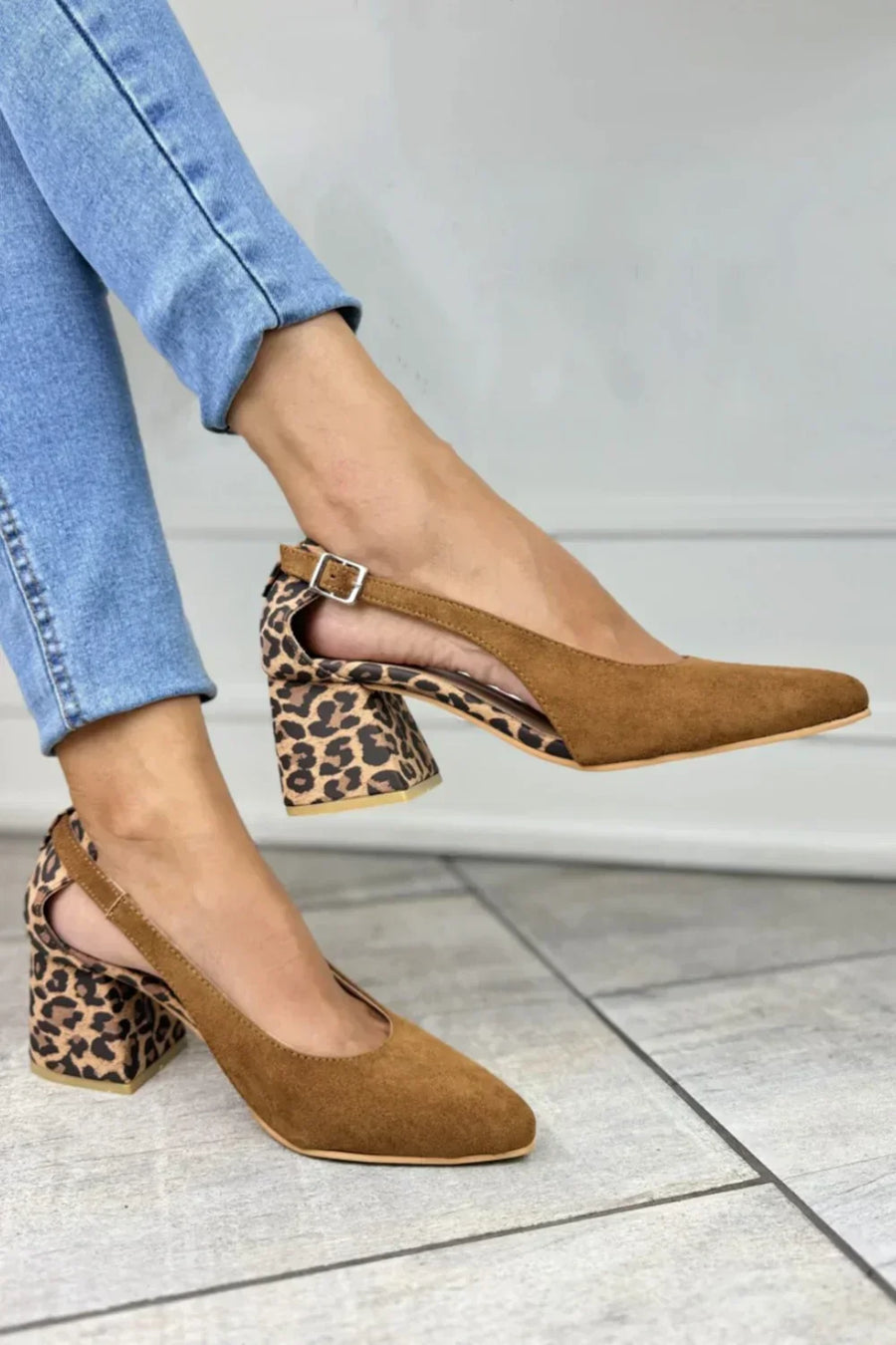 Camila | Escarpins à talon léopard