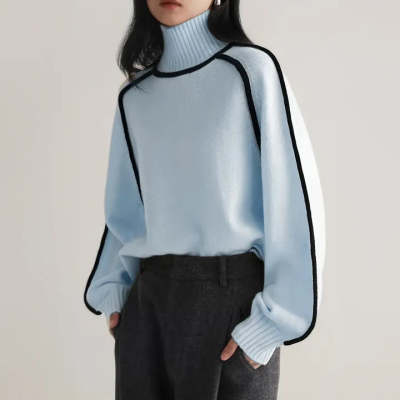 Claire - Pull col roulé chic
