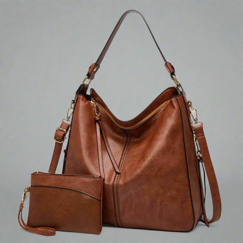 Cécile - Sac fourre-tout en cuir élégant