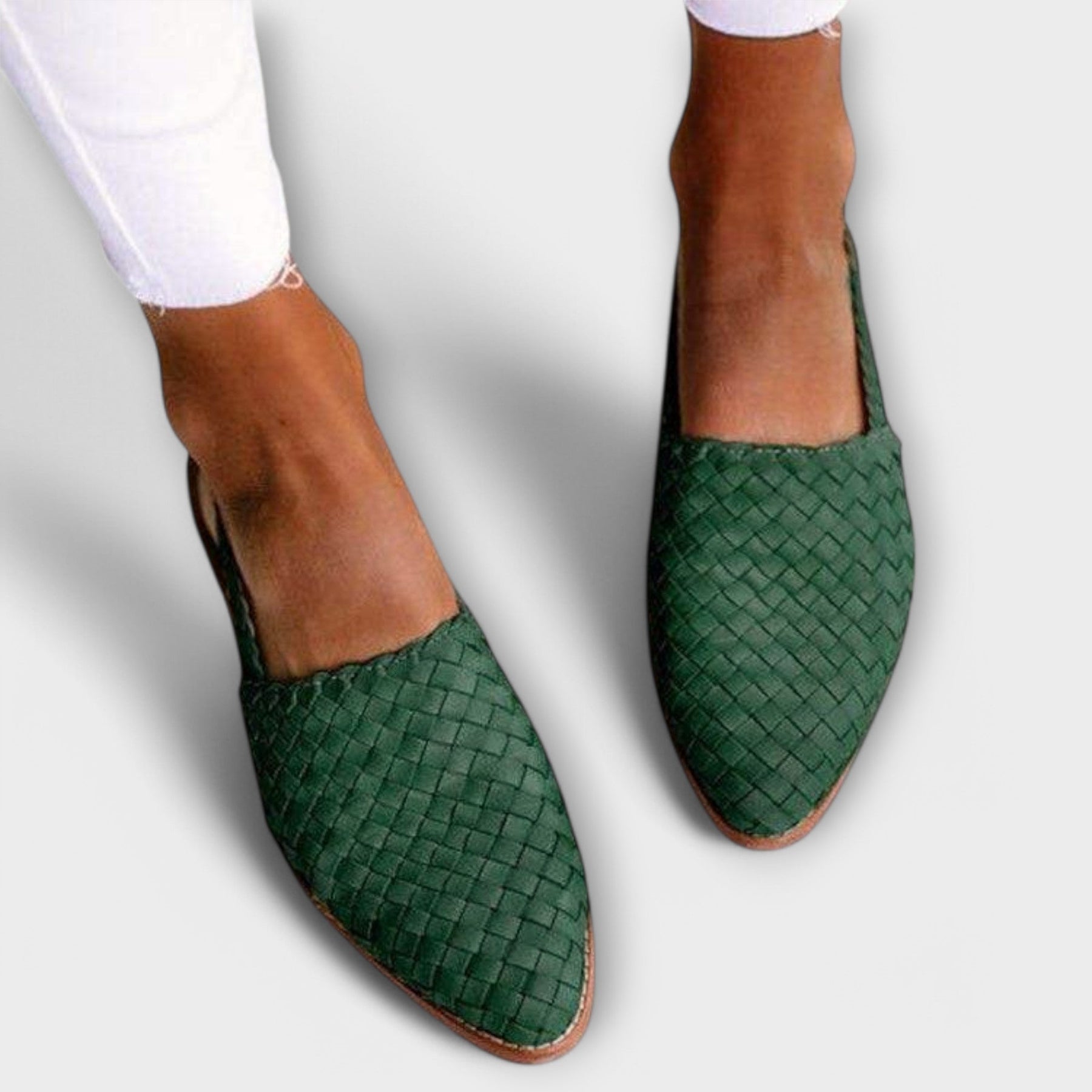 Jesselle - Woven Slingback Flats