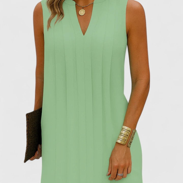 Clarhild™ | Elegantní lichotivé šaty s výstřihem do V