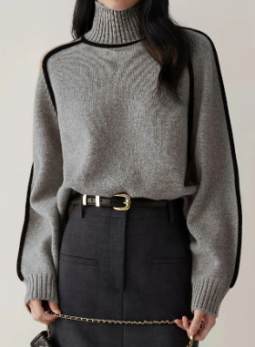 Claire - Pull col roulé chic