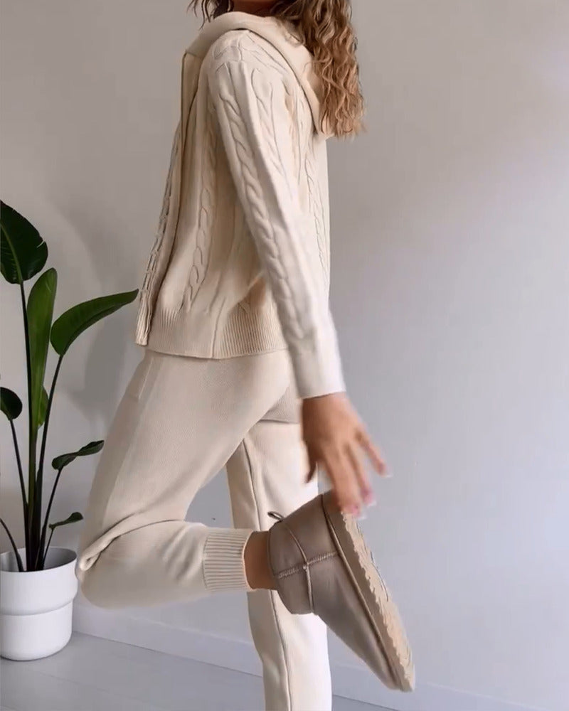 Ania – dvoudílná souprava s žakárovým vzorem Casual Twist (kopie)