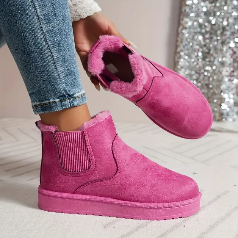 The Aspen Luxe Faux-Fur Ankle Boot