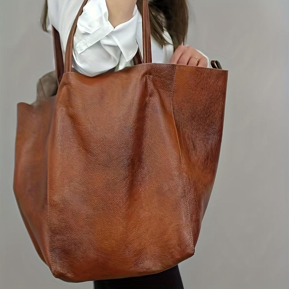 Suavidad retro de Renee | Bolso tote de gran capacidad