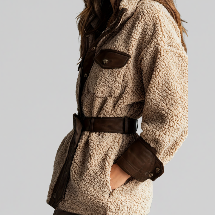 Bridget | Belted Teddy Jacket