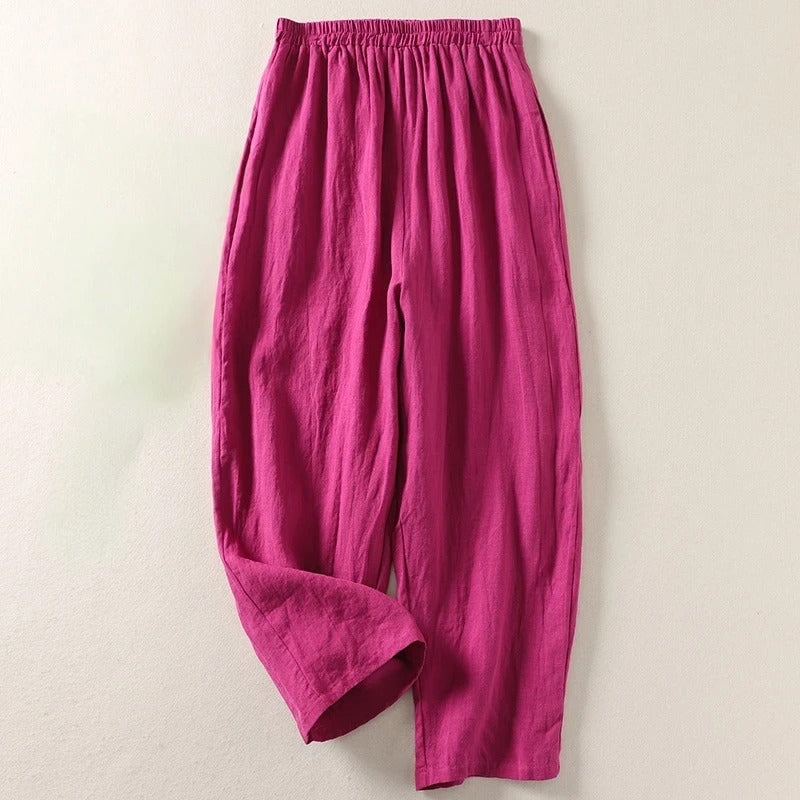 Odalys- Premium Linen Trousers