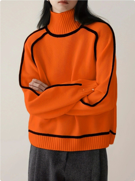 Claire - Pull col roulé chic