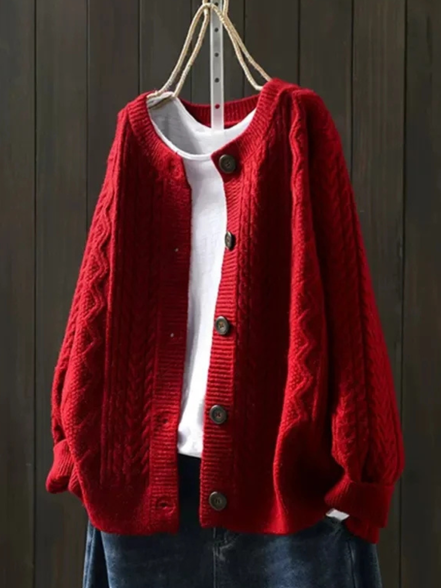 Mallory | Classic Button Knit Cardigan