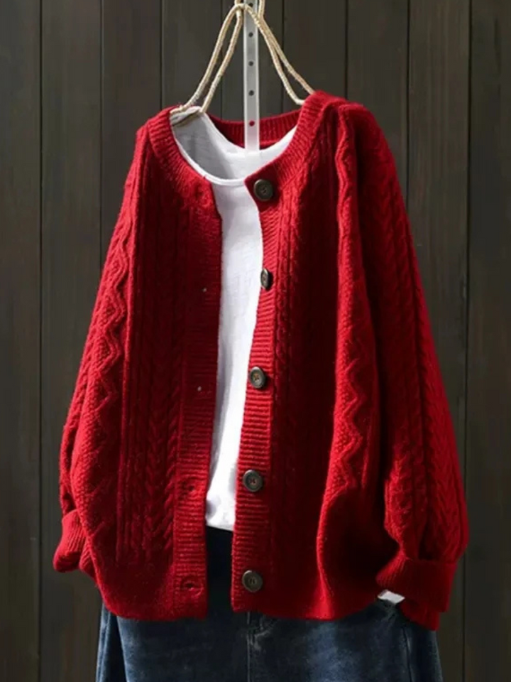 Mallory | Classic Button Knit Cardigan