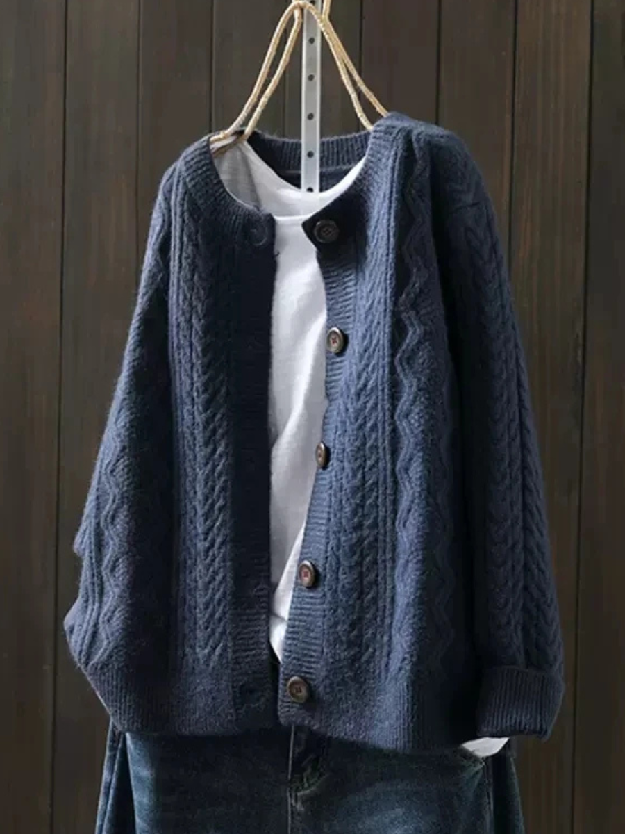 Mallory | Classic Button Knit Cardigan