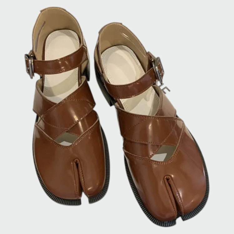 Olivia - Zapatos Mary Jane con tira Tabi