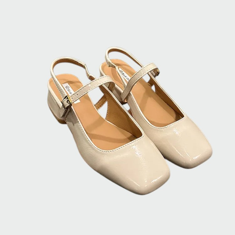 Olivia - Zapatos Mary Jane de punta cuadrada