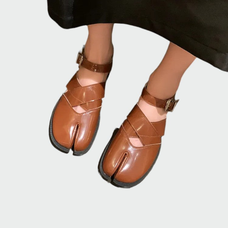 Olivia - Zapatos Mary Jane con tira Tabi