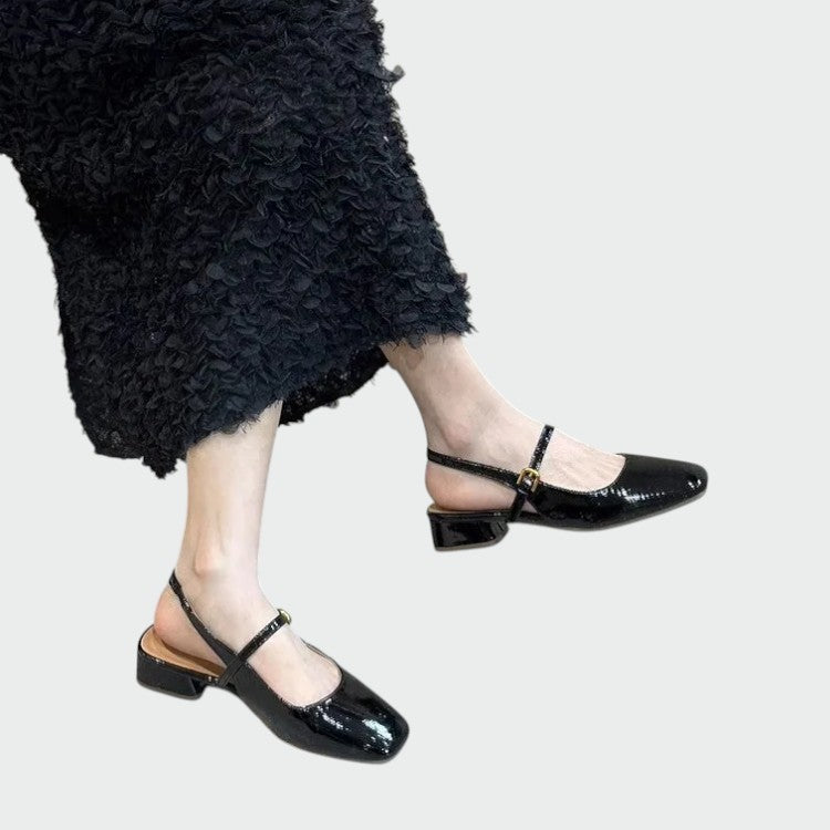 Olivia - Zapatos Mary Jane de punta cuadrada