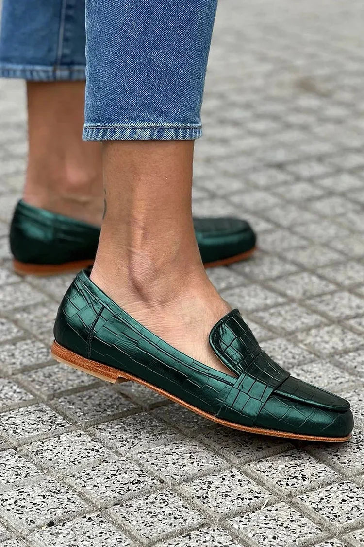 MOCASÍN EFECTO COCODRILO