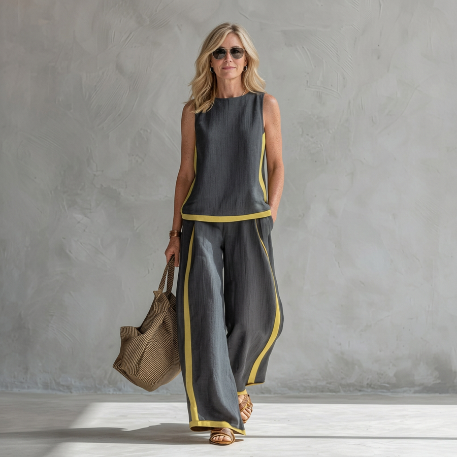 Claire - Ensemble en lin chic