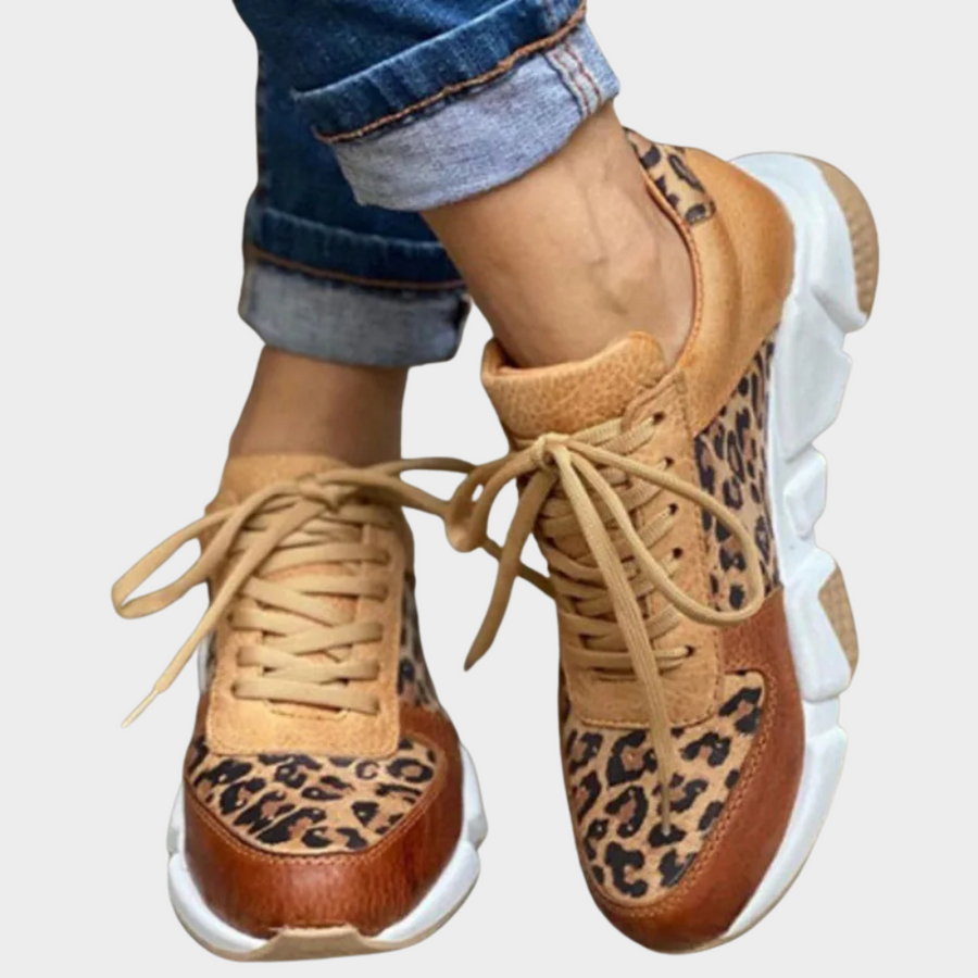 Niva | Zapatillas cómodas con estampado de leopardo