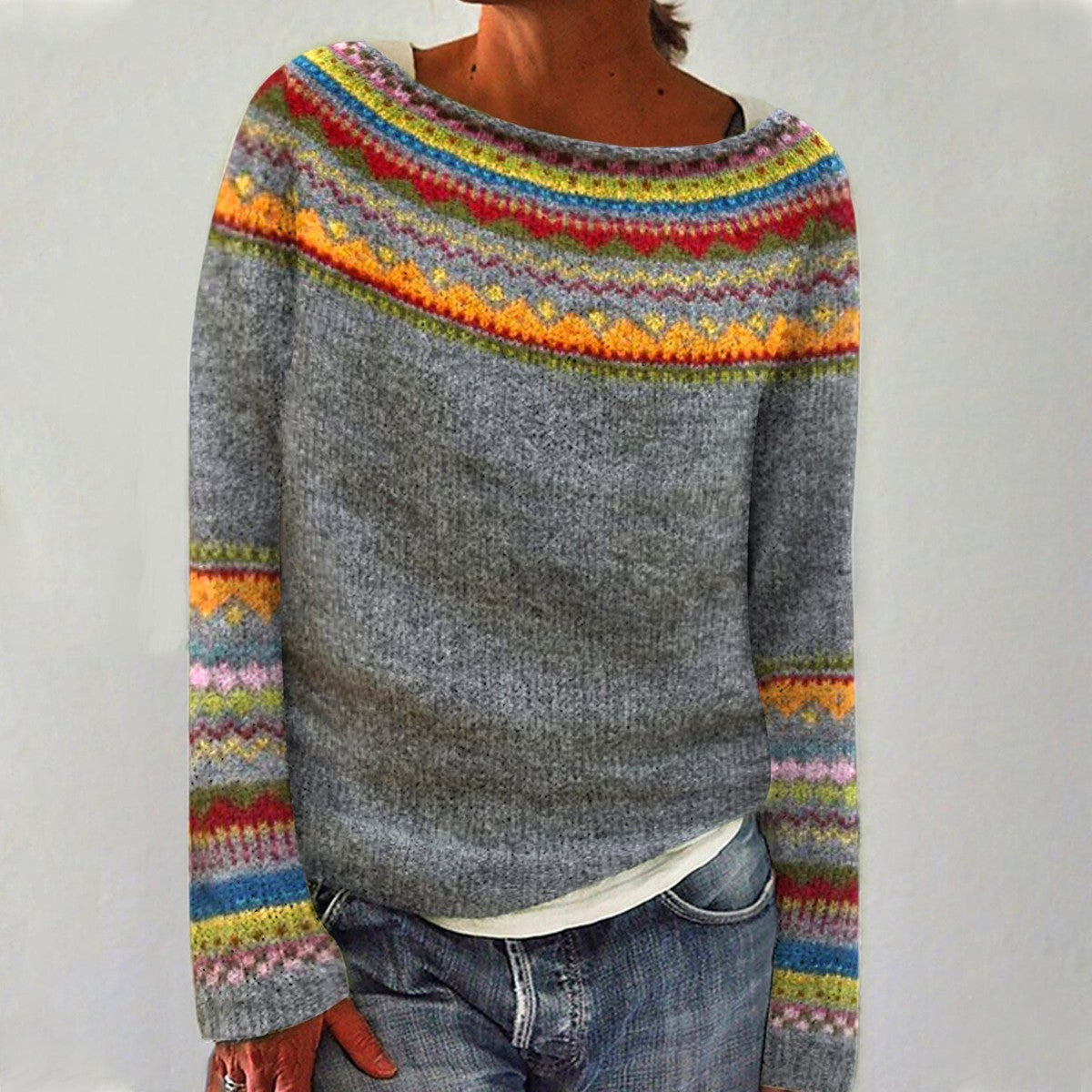 Elyse | Pull rétro en laine