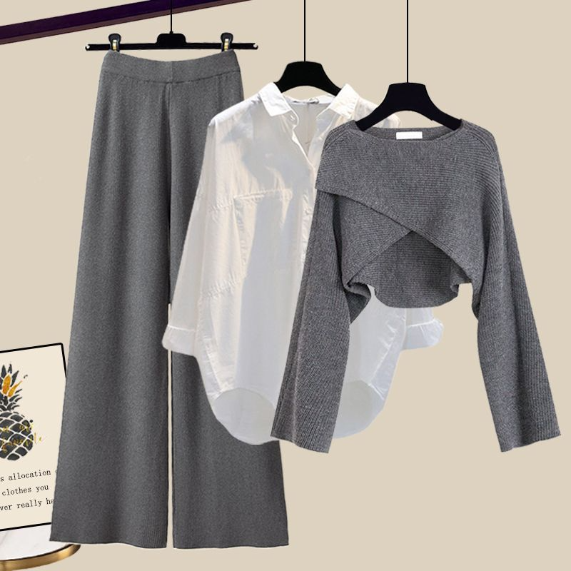 Jane - Conjunto Casual de 3 Piezas con Mangas Largas