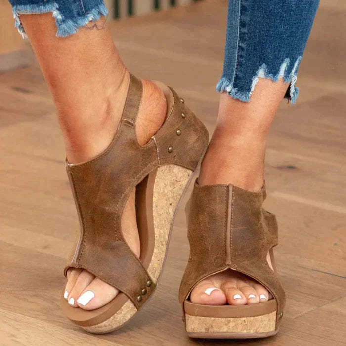 Madeline - Sandalias de Cuña con Estilo