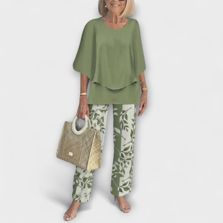 Rosamund - Modern Set with Comfortable Blouse and Pants