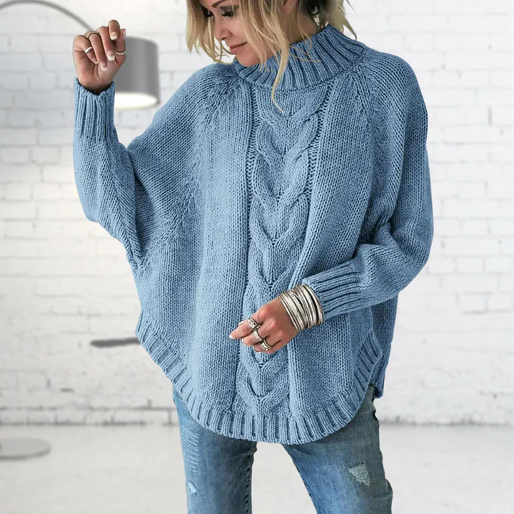 Elysian | Knitted Sweater with Cable Pattern