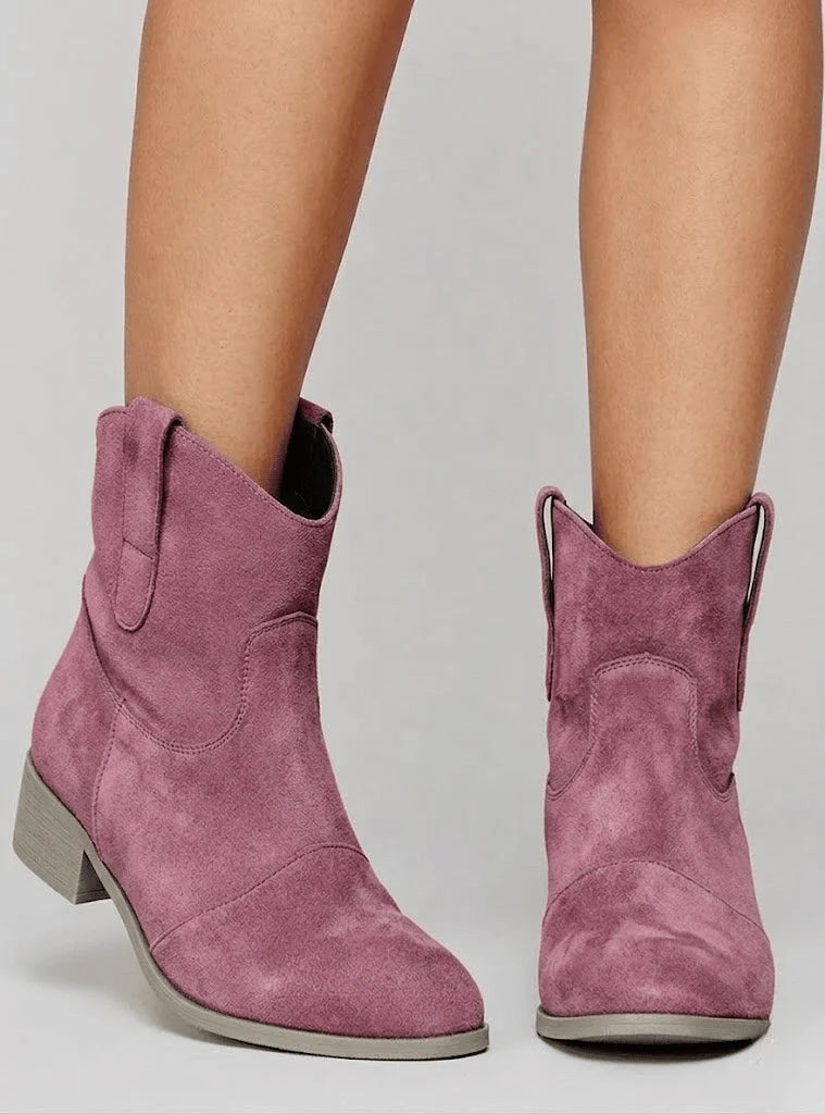 Claire® | Chic Suede Ankle Boots
