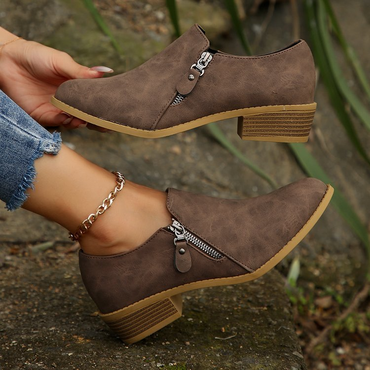 Loly - Botas Ortopédicas con Cremallera Lateral