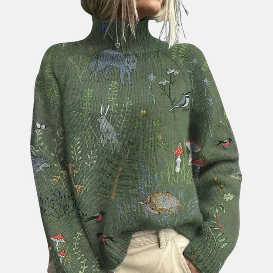 Aimelie | Elegantní rolákový svetr