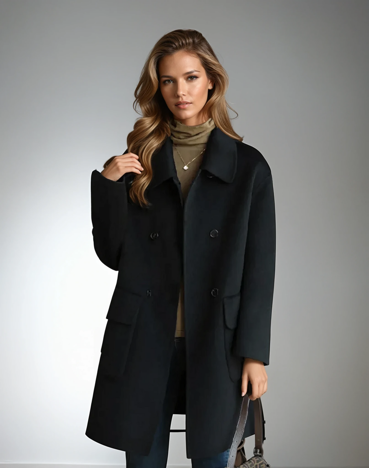 Megan - Elegantní dlouhý kabát