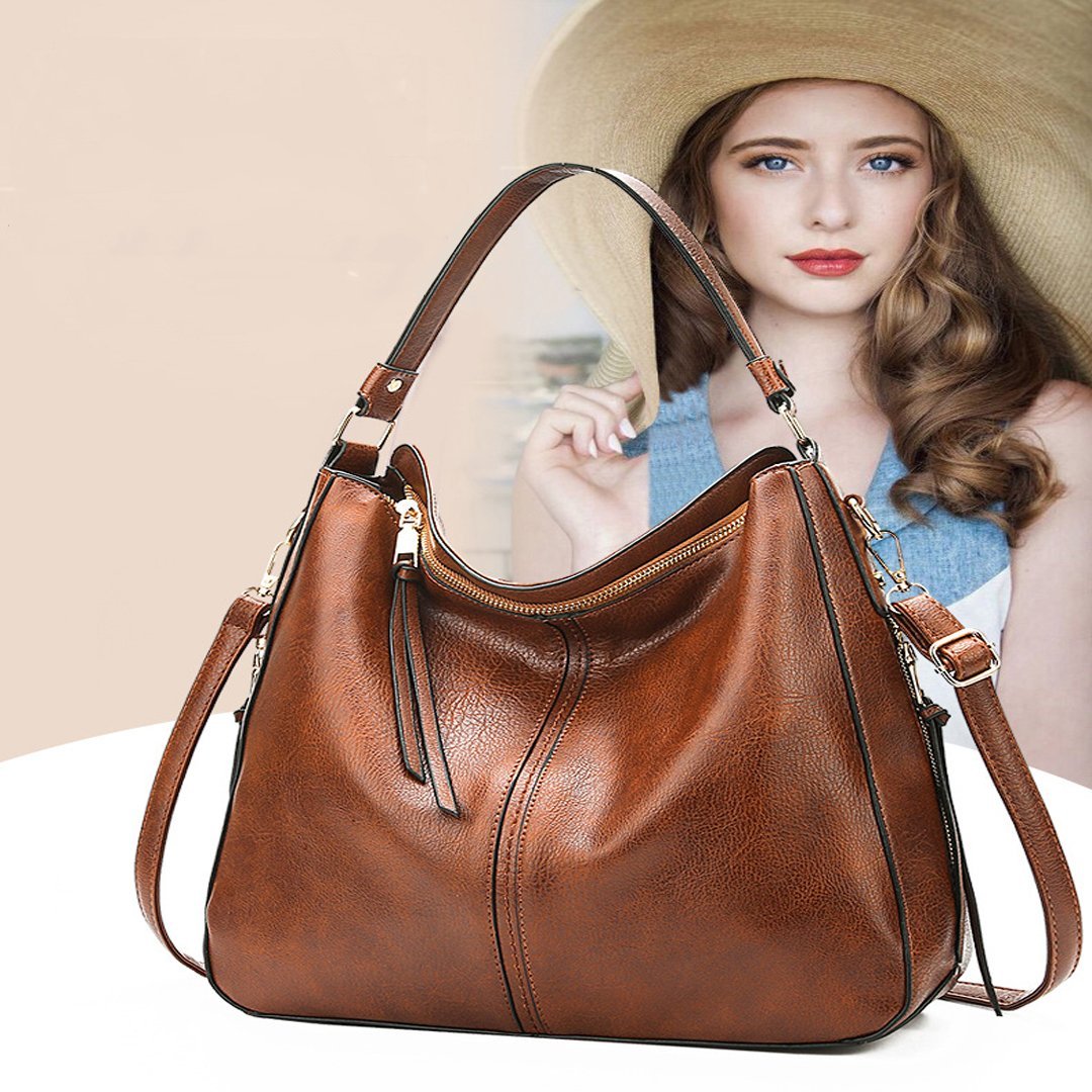 Cécile - Sac fourre-tout en cuir élégant