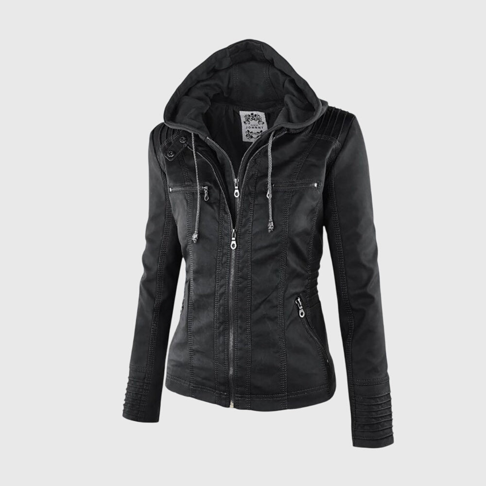 KAROLINE™ La chaqueta de cuero elegante y única