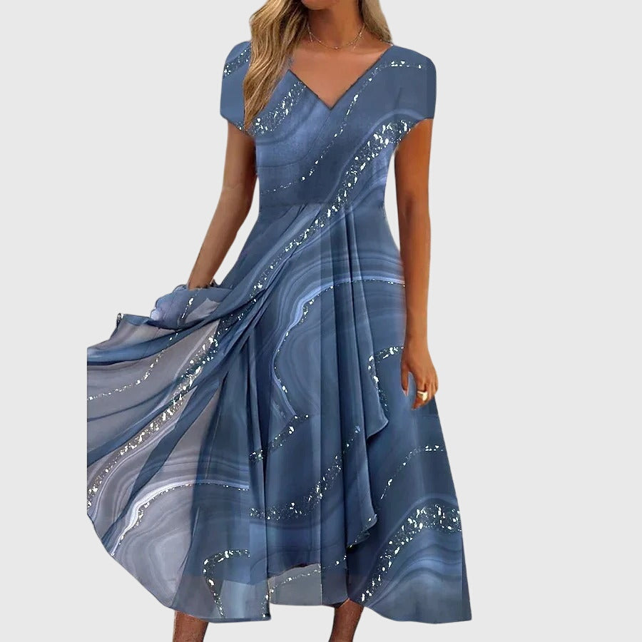 Aubrielle™ | Splývavé midi šaty