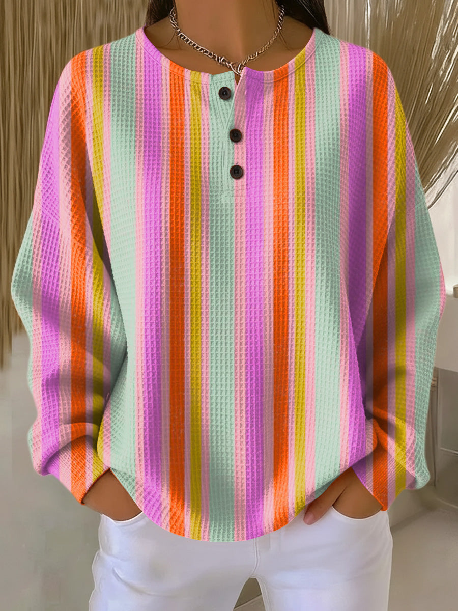 Mille | Pull à rayures colorées